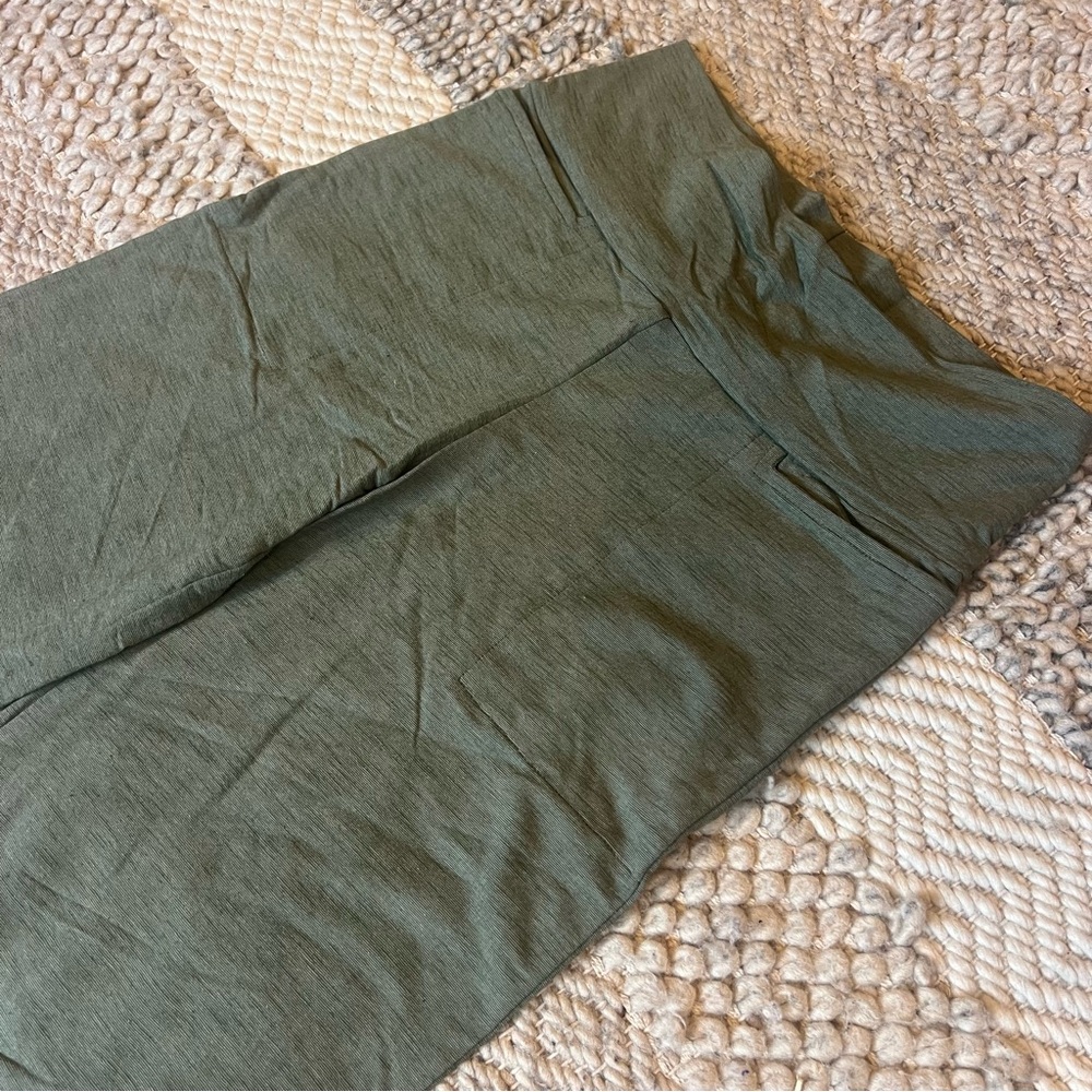 Organic cotton wide leg pants - high waist pants - Gaucho - Brand New S M & L - Picture 2 of 7
